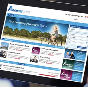 Tesco - Academy Website